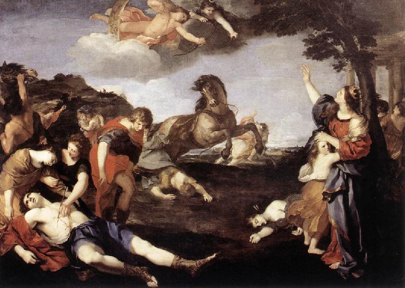 CAMASSEI, Andrea The Massacre of the Niobids dfg